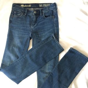 Madewell Rail Straight Leg Long Jeans